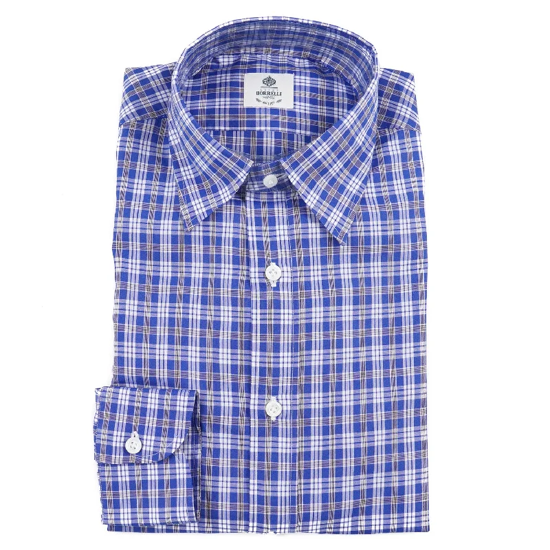 Luigi Borrelli Regular-Fit Cotton Dress Shirt Dynamic Men's Moto