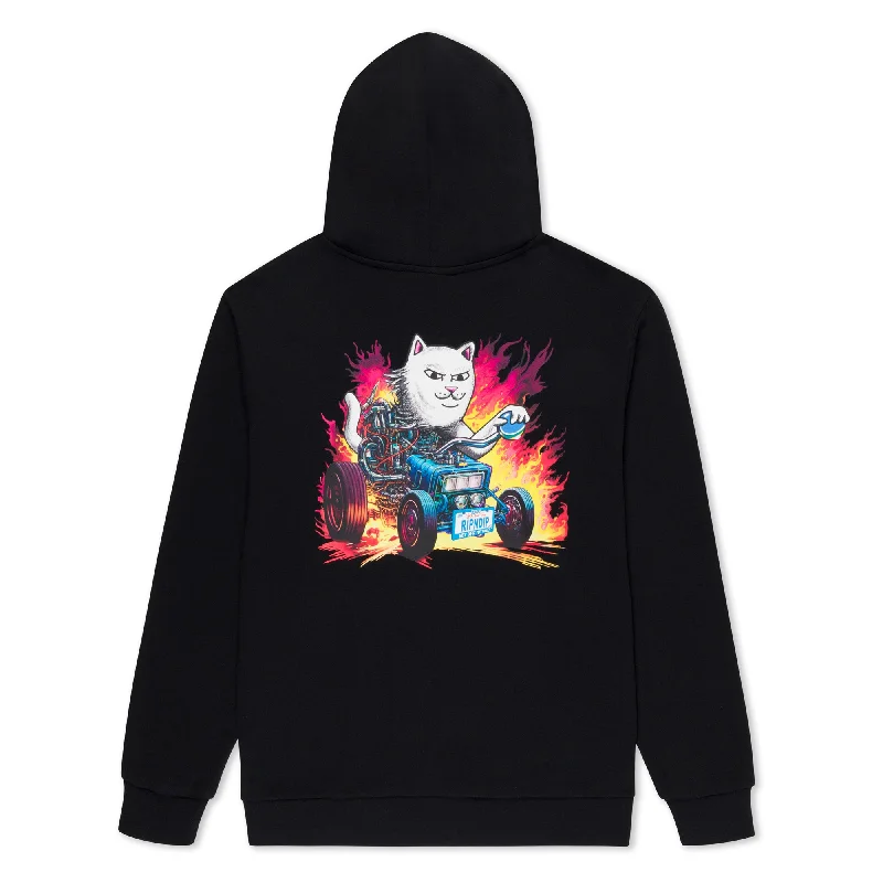 Risky Business Hoodie (Black) Elegant Men's Cashmere