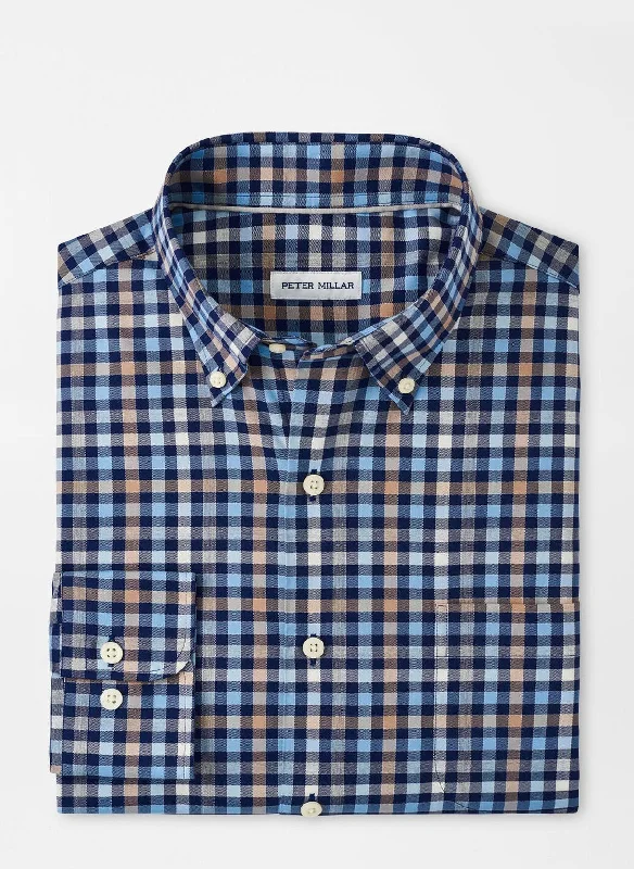 PETER MILLAR NAVY CH LS BD SHIRT Dynamic Men's High