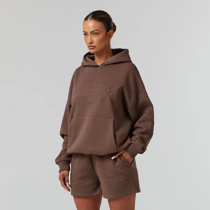 Tonal Arch Hood Twinset I Brown Street