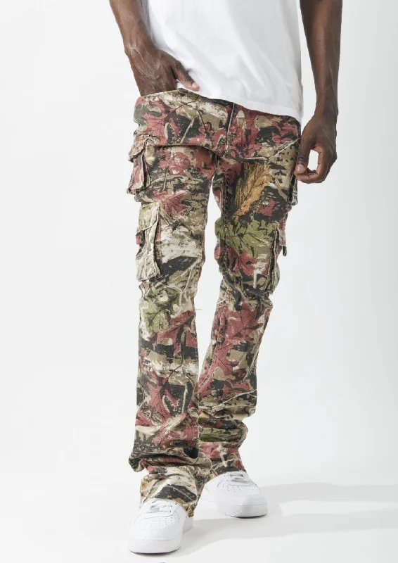 Kindred Stacked Cargo Pocket Stacked Jean (Vintage Canada Camo) Cool Men's Skate