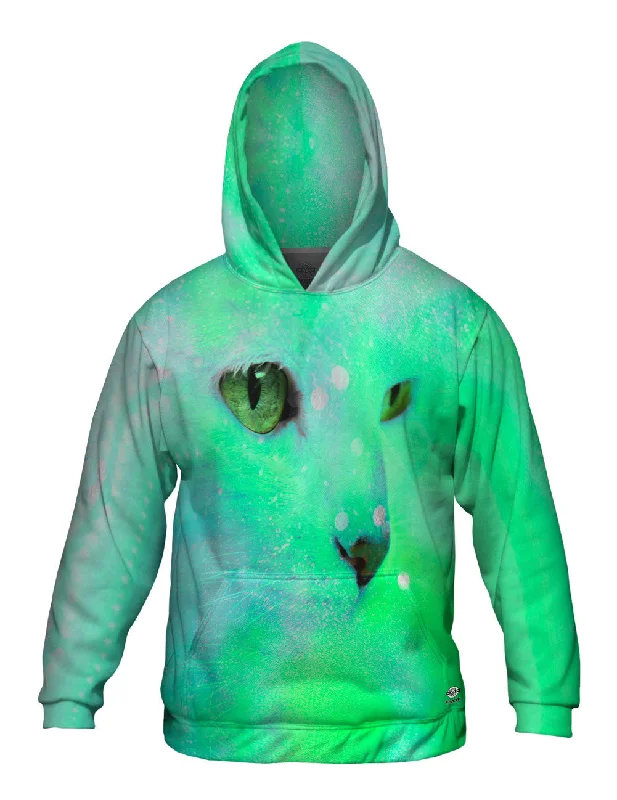 Psychedelic Kitty Close Up Athletic Men's High