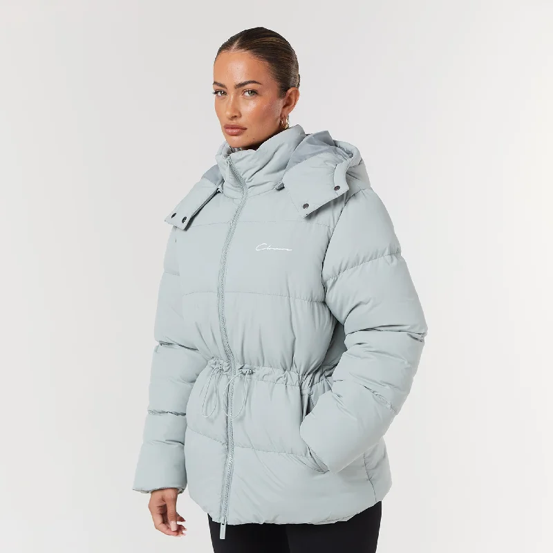 Toggle Waist Puffer | Sage Cclassic Men's Tweed