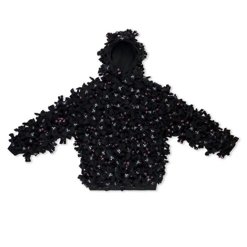 Jermie Plush Hoodie (Black) Organic
