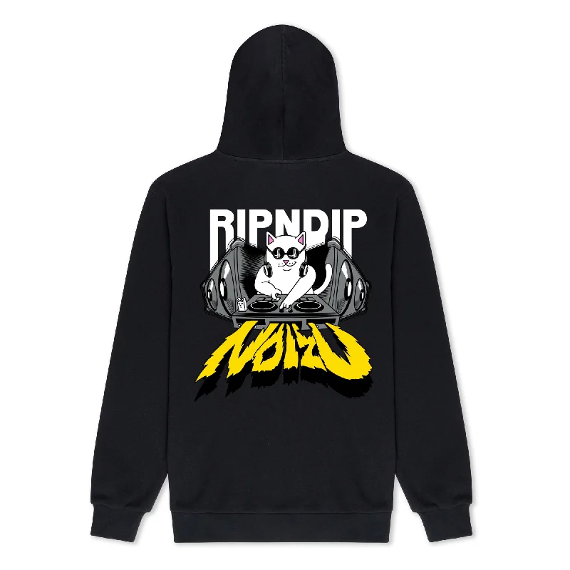 Noizu x Ripndip Hoodie (Black) Unique Men's Patch