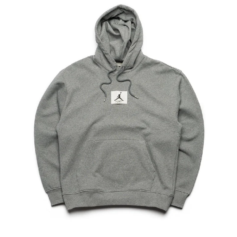 Jordan Flight Fleece Hoodie - Carbon Heather/Sail Tough Men's Tactical