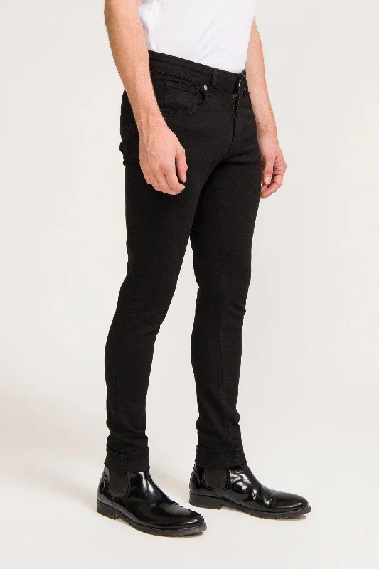 Lux  Weeks Wash Black Denim Sharp Men's Italian