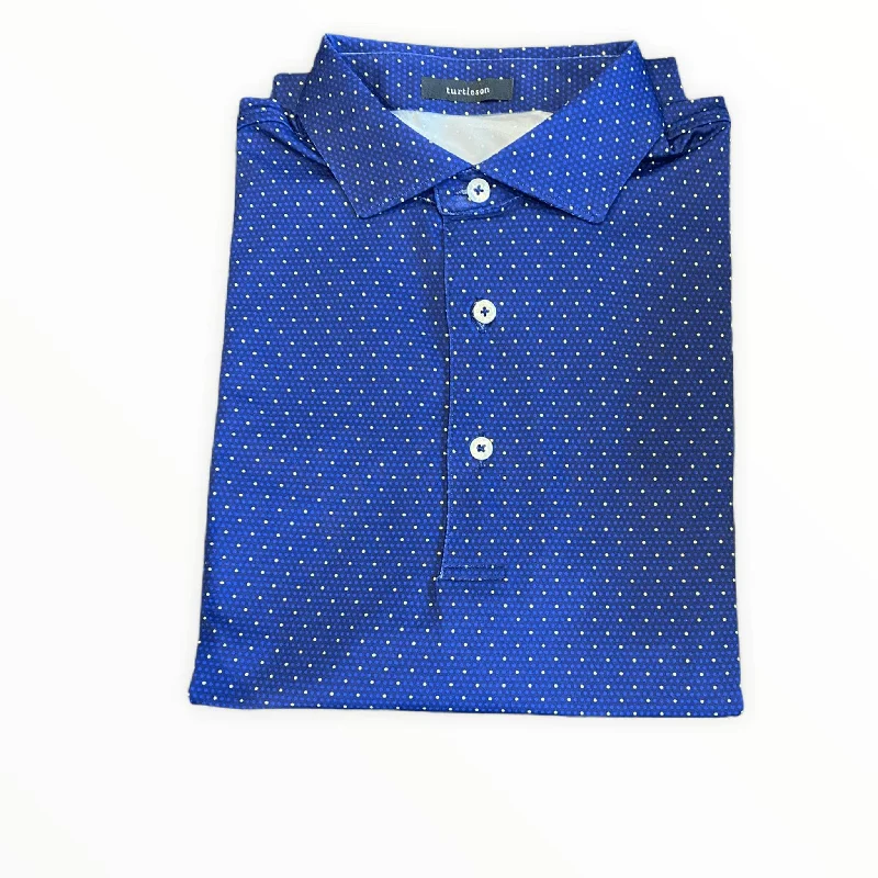 Turtleson Norman Mini Dot Performance Polo Refined Men's Velvet