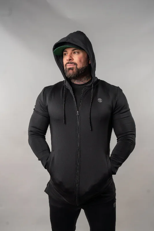 Hustle Hoodie - Onyx Black Lumberjack