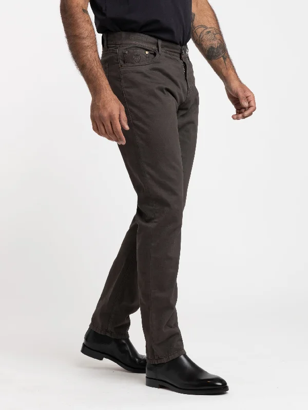 Dark Brown Milano Jeans Street