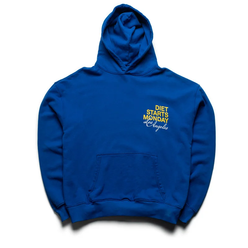 Diet Starts Monday LA Hoodie - Blue/Yellow Athletic Men's High