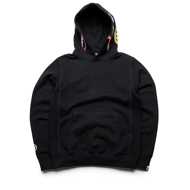 A Bathing Ape Shark Pullover Hoodie - Black Stylish Men's Tropical 