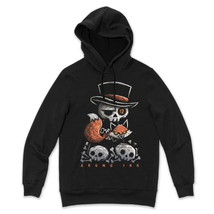 Lucky Mr. Fox Hoodie Sleek Men's Metallic