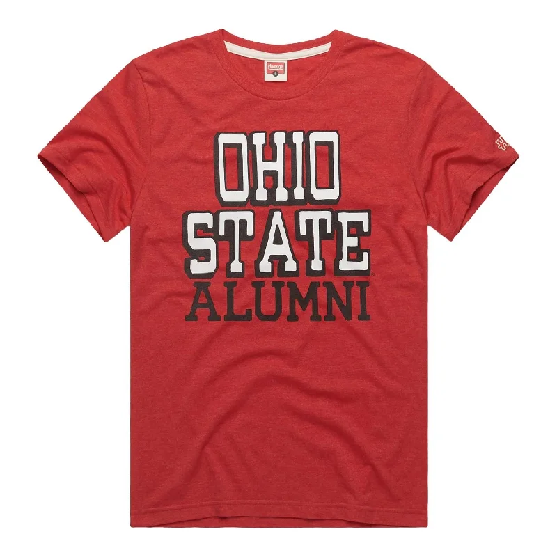 Ohio State Buckeyes Alumni Scarlet T-Shirt Bold Men's Statement