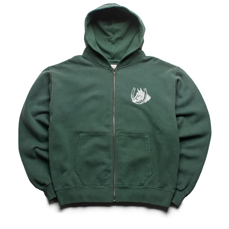 One Of These Days Valley Rider Zip Up - Forest Green Bold Men's Statement