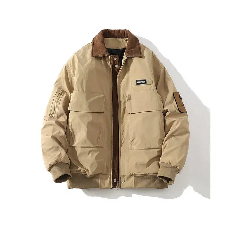 Thickened Zipper Jacket Elegant Men's Cashmere