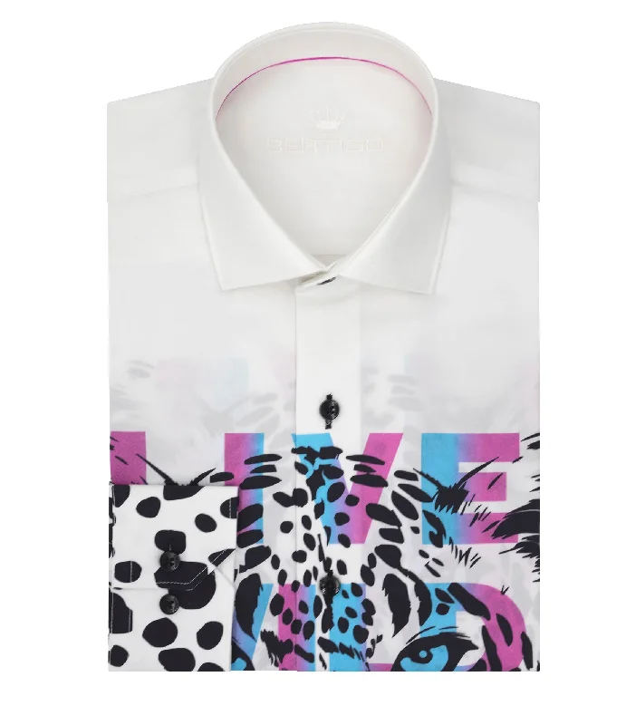 Bertigo Shirt  | Roy Wild Shirt Practical Men's Quick