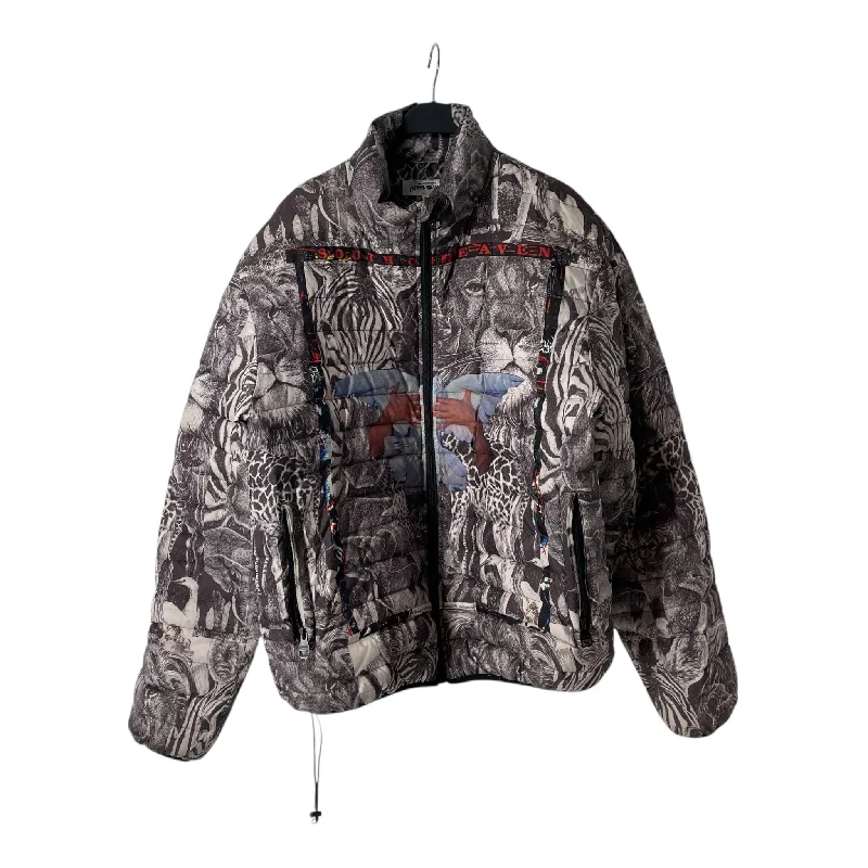 Fucking Awesome/Puffer Jkt/XL/Nylon/MLT/All Over Print/dove front print puffer Polished Men's Satin