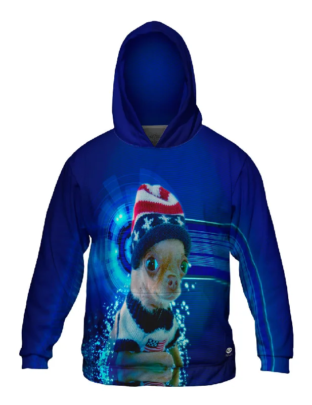 Time Machine American Chihuahua Minimalist Men's Casual 