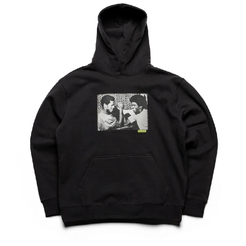 Supervsn Bonded Hoodie - Vintage Black Preppy Men's College