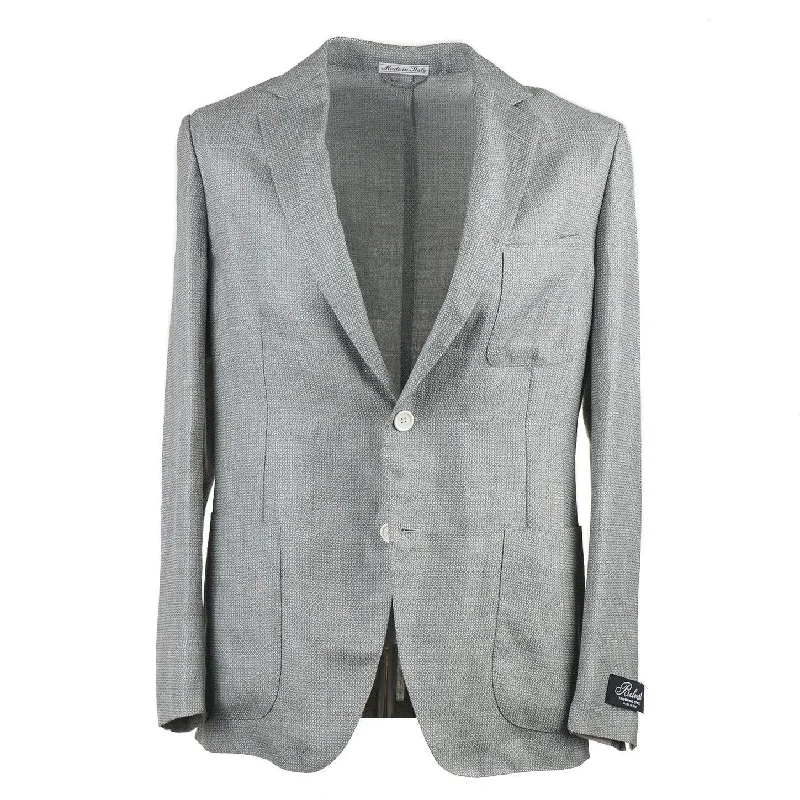 Belvest Unlined Linen and Wool Sport Coat Beach