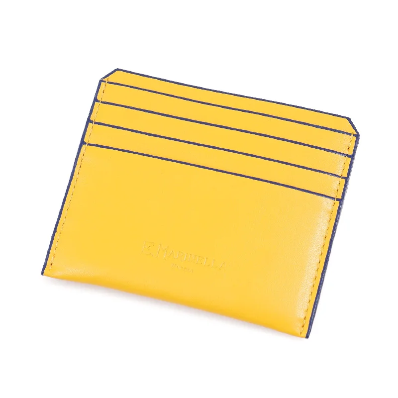 E.Marinella Credit Card Holder in Calfskin Confident Men's Power