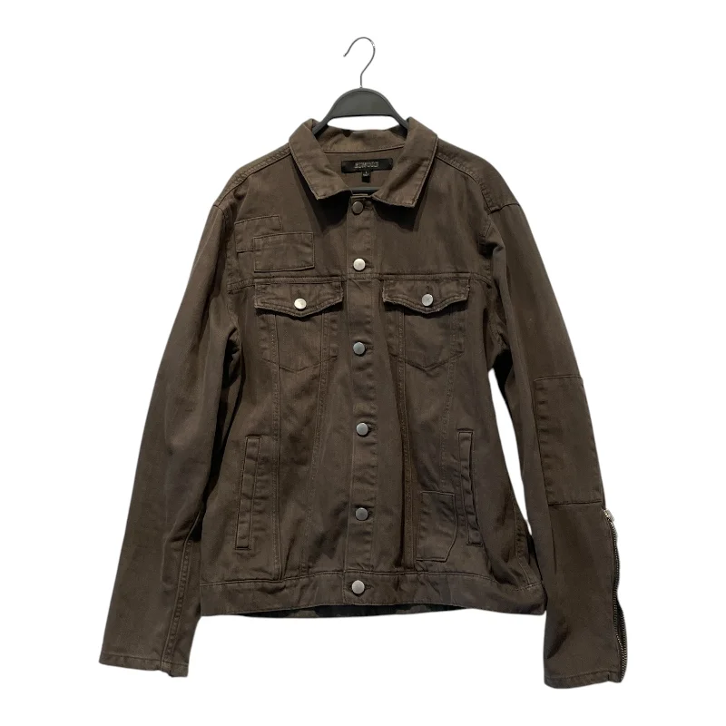 ELWOOD/Denim Jkt/L/Cotton/GRN/ Casual Men's Loose