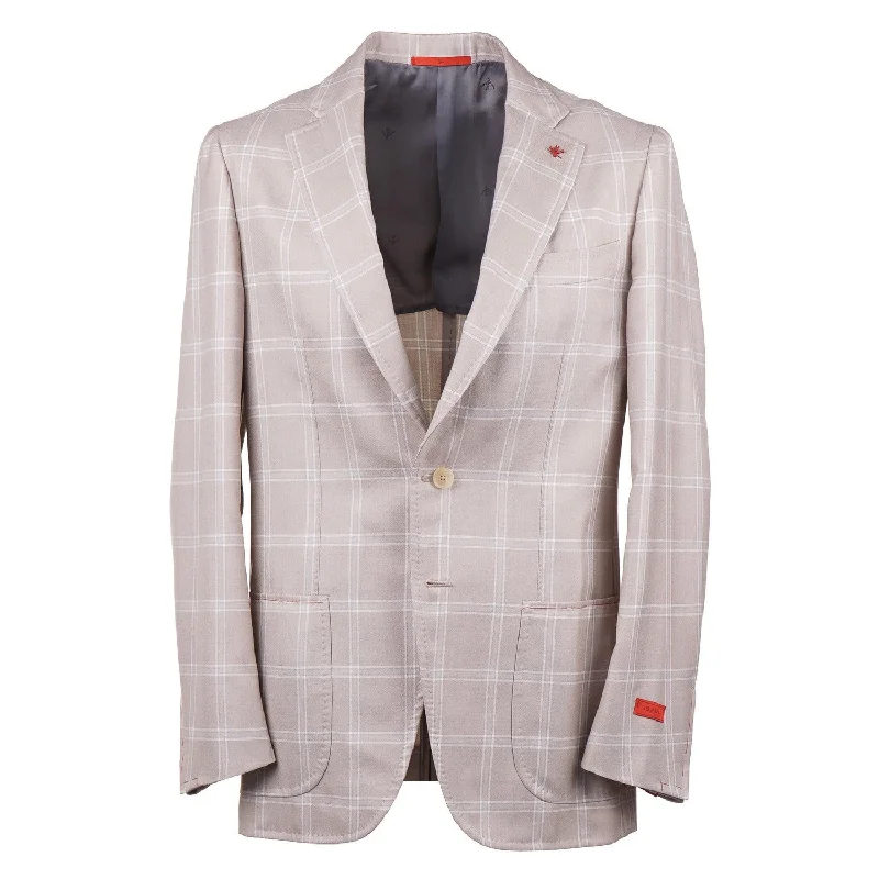 Isaia Lightweight Cashmere-Silk Sport Coat Minimalist Men's Casual 