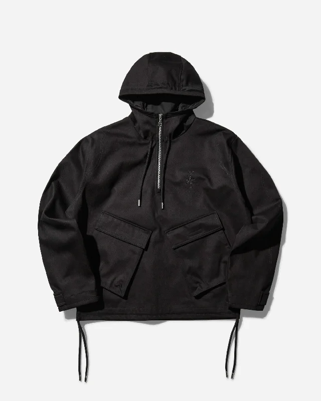 Men's Travis Scott Half-Zip Jacket Black Vacation