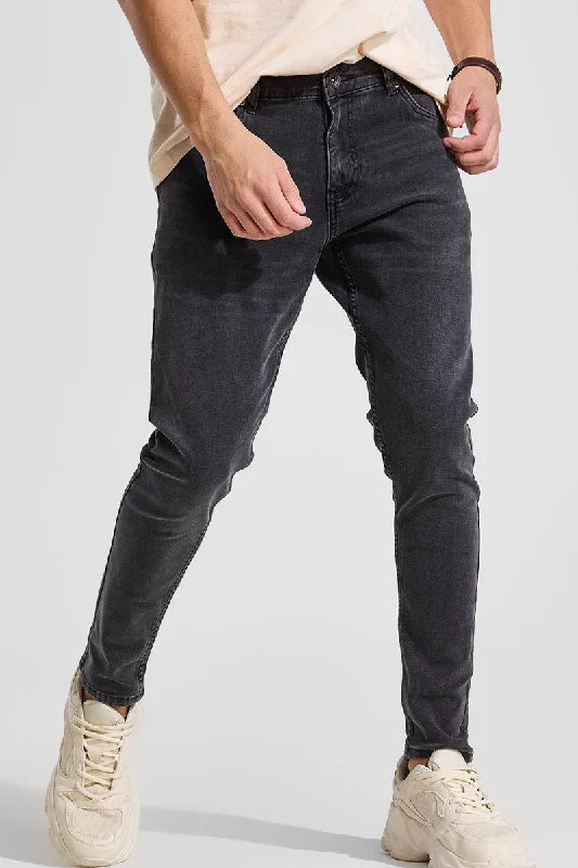 Light Grey Skinny Fit Jeans Artistic Men's Avant