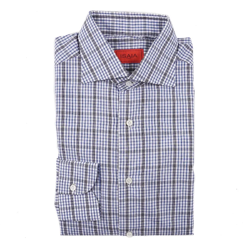 Isaia Modern 'Mix Fit' Cotton Dress Shirt Laid