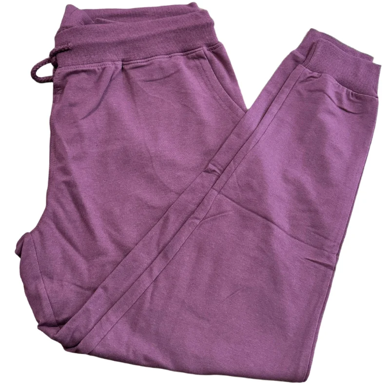 Plus Size Jogger - Plum Sporty Men's Athleisure 