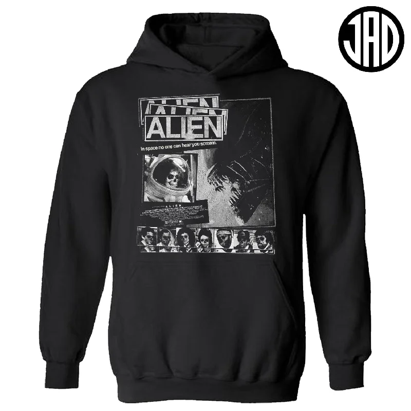 Alien Poster - Hoodie Polished Men's Satin