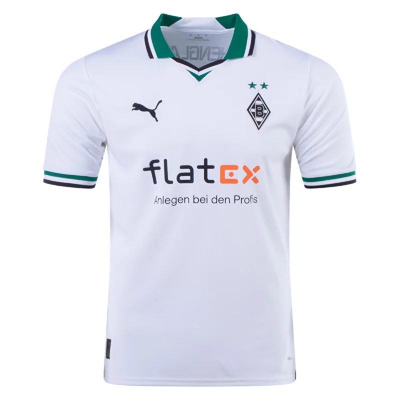 Puma Borussia Monchengladbach Home Jersey 23/24 (Puma White/Power Green) Cool Men's Skate