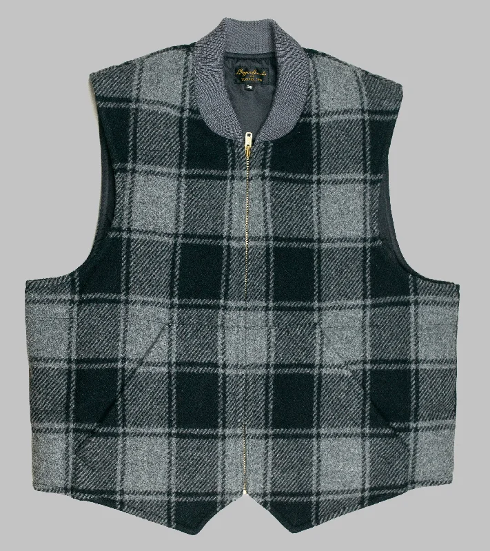 Bryceland's Flannel Down Vest Luxurious Men's High