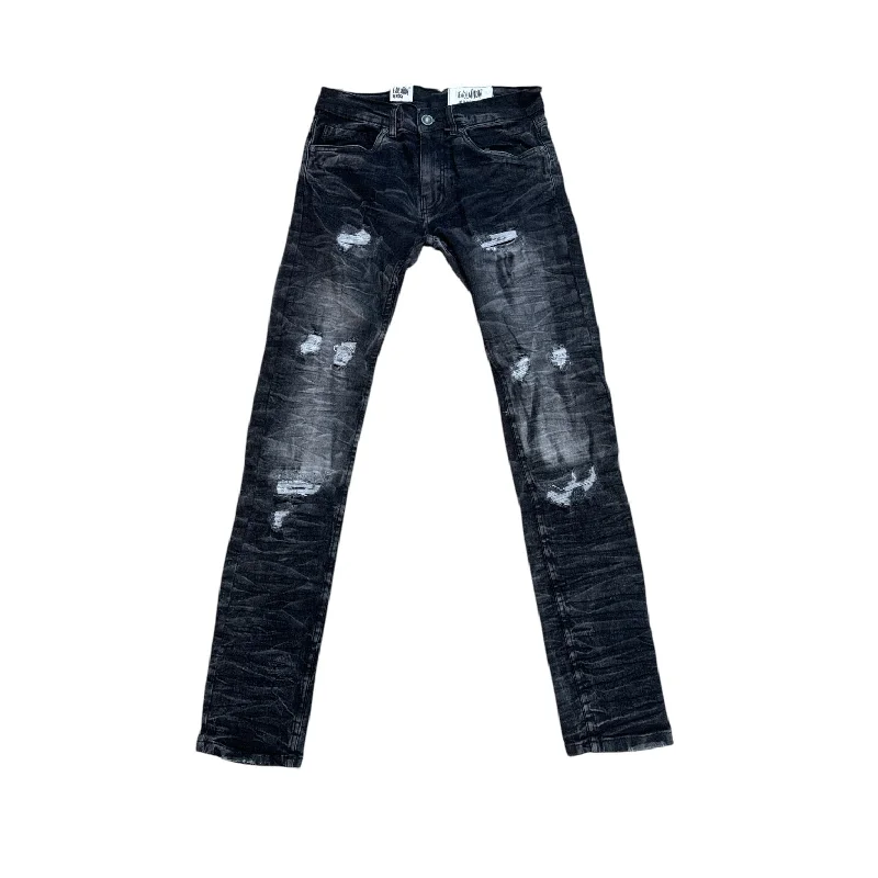 Evolution Ripped Slim Fit Jean (Black) Street