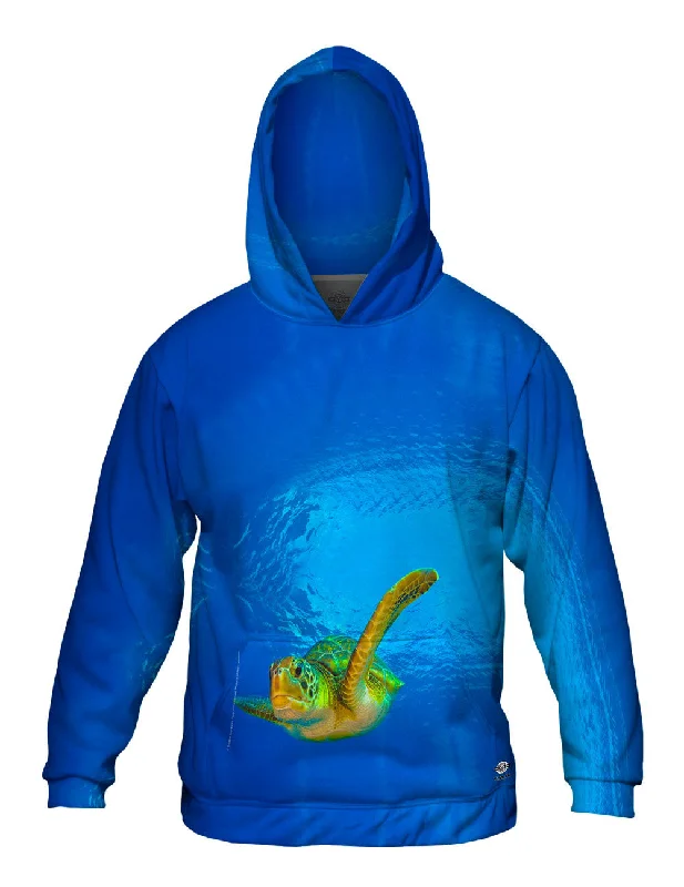 Green Turtle Underwater Polished Men's Satin