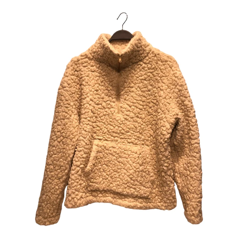 ERL/Fleece Jkt/S/CRM/half zip sweater Confident Men's High