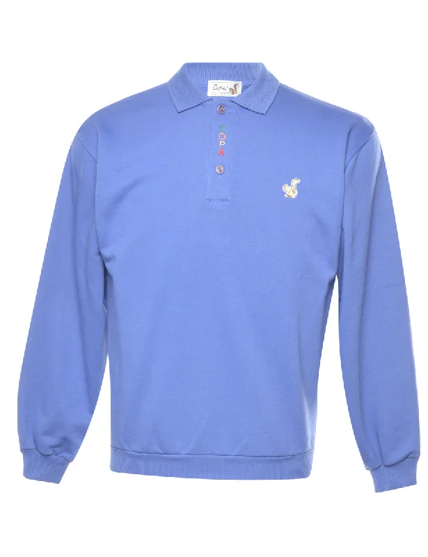 Blue Plain Sweatshirt - S Adventure