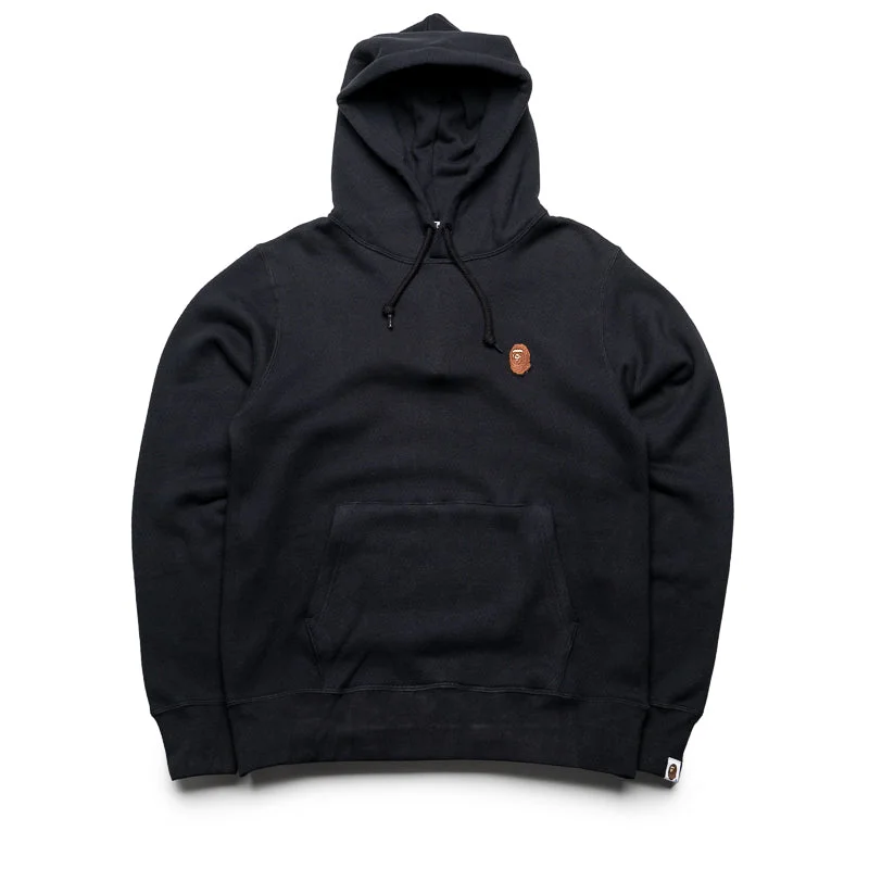 A Bathing Ape One Point Pullover Hoodie - Black Dynamic Men's Moto