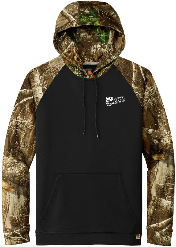 Russell Outdoors Realtree Performance Colorblock Pullover Hoodie Trendy Men's Scandinavian