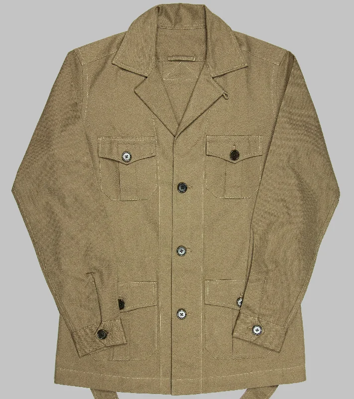 Bryceland's Safari Jacket HBT Olive Modern Men's 