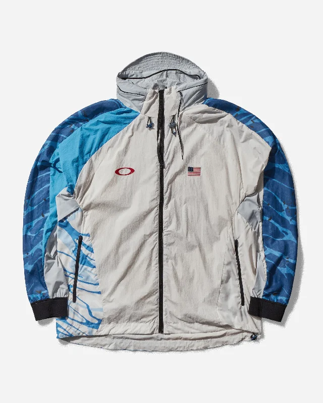 Men's Team USA Surfing Windbreaker Liquid Gray Bold Men's Animal