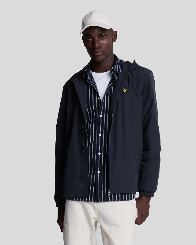 Zip Through Hooded Jacket Dapper Men's Bow