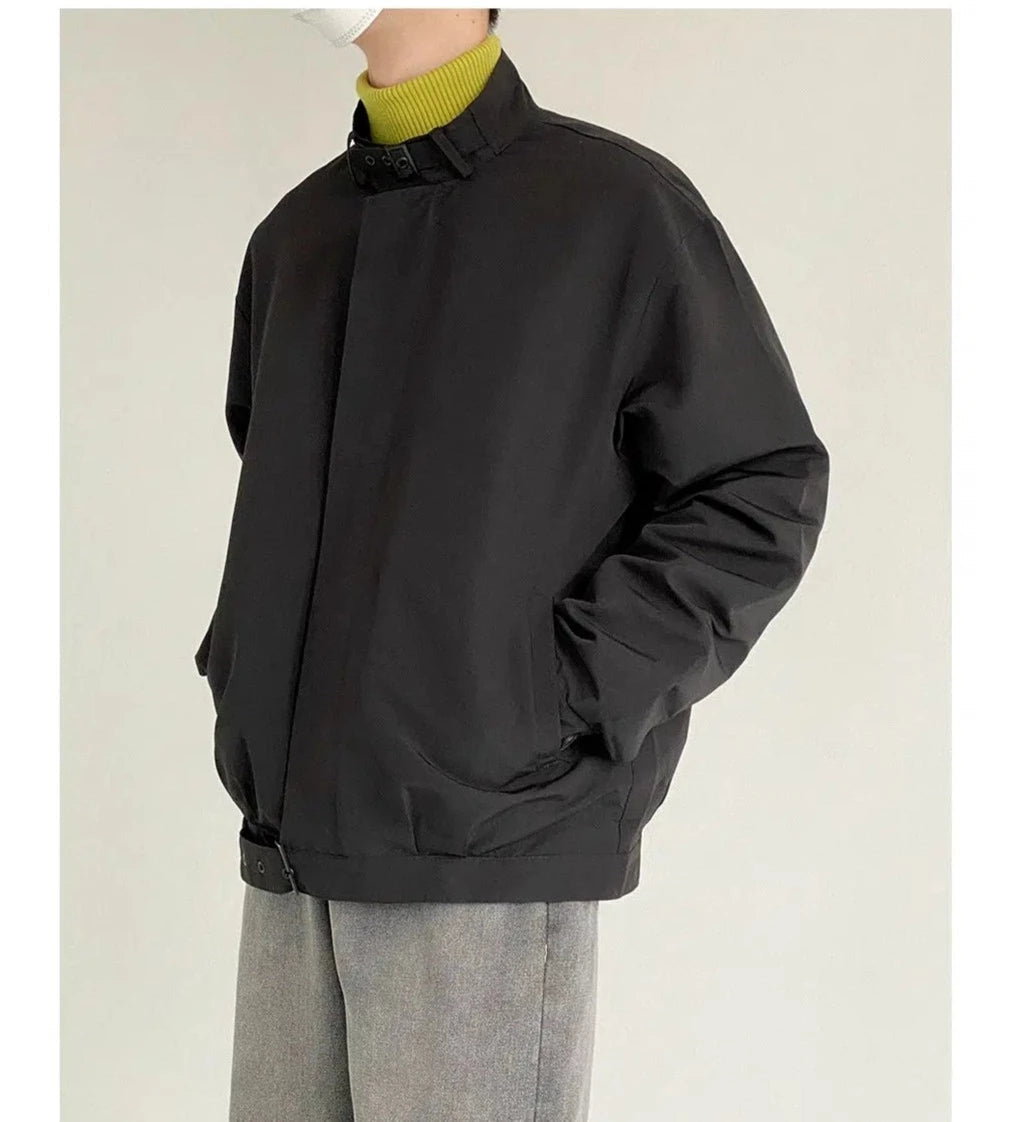 Simple Short Casual Jacket Refined Men's European