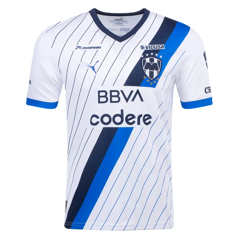 Puma Monterrey Away Jersey 23/24 (Puma White) Casual Men's Loose