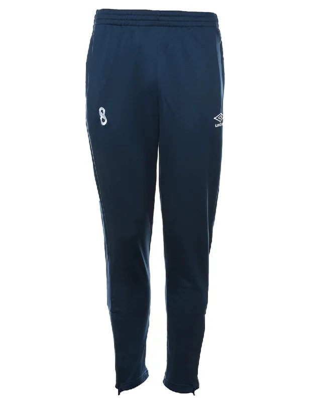 Umbro Navy Track Pants - W30 L30 Athletic Men's High