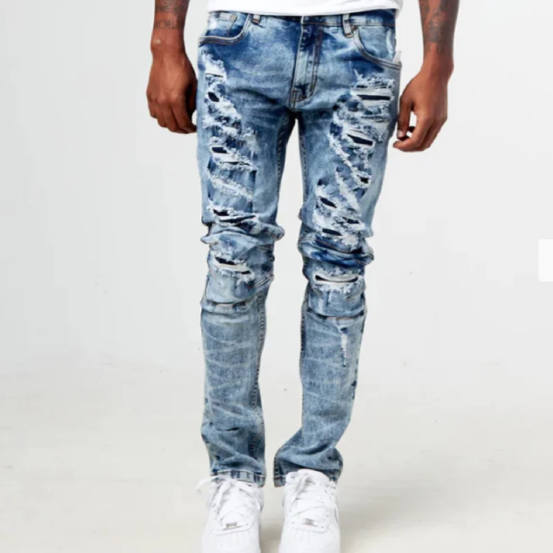 FWRD Biker Slim Jean (Super Blue) Elegant Men's Formal 
