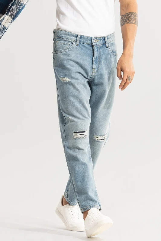 Castor Light Blue Baggy Jeans Sophisticated Men's 