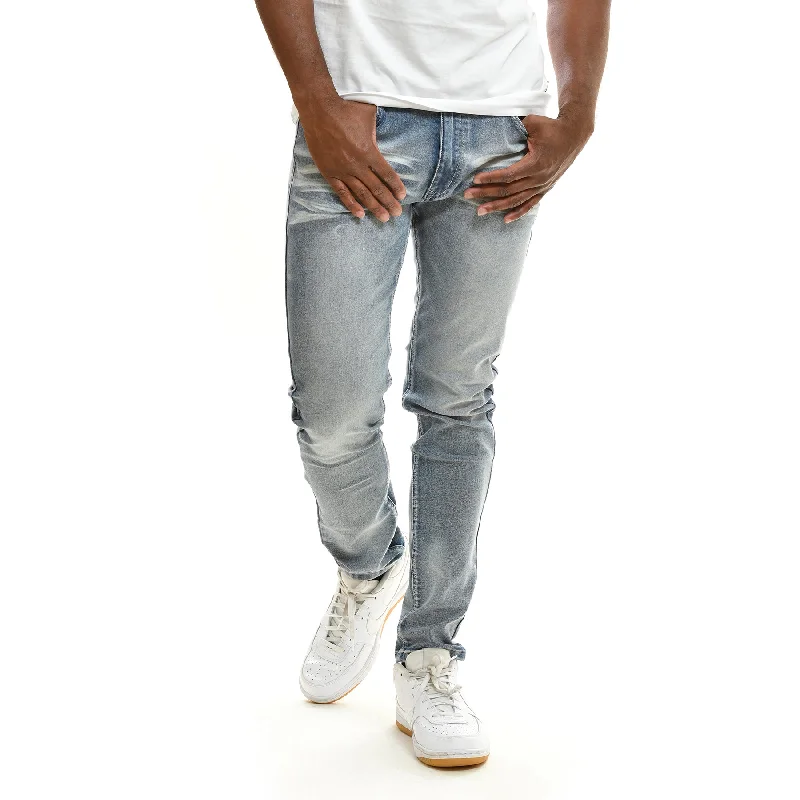 Switch Washed Jean (Ice Blue) Trendy Men's Scandinavian